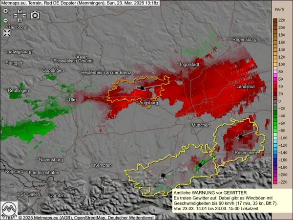MetMaps – Doppler-Radar